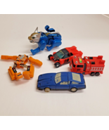 Vintage Lot Various 80&#39;s Transformers Transforming Robot Figures Bandai ... - £34.94 GBP