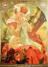 Decor Poster.Interior design Art Nouveau.Mucha Fashion.French.6211 - £10.47 GBP+