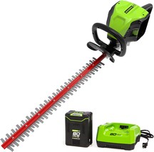 Greenworks Pro 80V 26&quot; Cordless Hedge Trimmer With Included 2.0Ah Battery And - £332.59 GBP