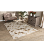 Hale Ivory and Gray Handwoven PET Yarn Area Rug - $3,000.42 MXN