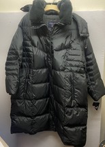 London Fog Women&#39;s Plus Size Mid Length Faux Fur Collar Down Coat Hood 3... - £24.91 GBP