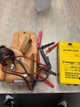 Greenlee 5715 gas lamp tester W/ CASE , LEADS, PROBES , ANTENNA , CLAMPS - $69.99