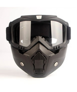 unisex vintage helmet safety riding mask windproof goggles  - £14.94 GBP