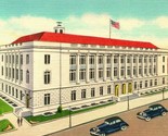 Cedar Rapids Iowa IA United States Post Office Court House Vtg Linen Pos... - $3.91