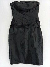 Bill Levkoff Size 8 Black Strapless Dress Party Cocktail Bridesmaid Knee... - £11.18 GBP