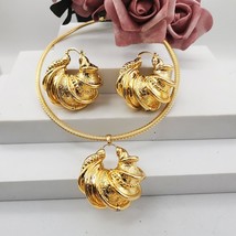 Earrings and Pendant Set For Women Necklace Fashion Jewelry Sets 2021 High Quali - £53.10 GBP