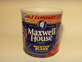 2003 Dale Earnhardt Jr. Maxwell House Coffee Tin Can Full - £7.89 GBP