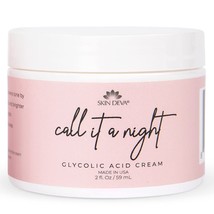 Skin Deva Glycolic Acid Cream Exfoliates Skin During Sleep - Brightens, Corrects - £10.83 GBP