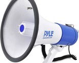 PYLE Portable Megaphone Speaker PA Bullhorn - Built-in Siren, 50W Adjust... - £50.76 GBP