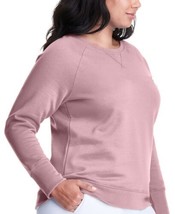Champion Womens Power Blend Boyfriend Sweatshirt Size 4X Color Pink Beige - £34.84 GBP