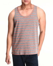Black Web Gray&amp;Orange Tank Top Made in USA &quot;Small&quot; - $8.42