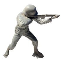Marx Toys WWII Battleground Gray German Infantry Figure, Vtg 1960’s Army... - $9.89