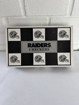 NFL Checkers Raiders Vs Chiefs Complete Not Missing Any Pieces Vintage 1993 - £18.36 GBP