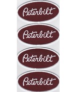 4 BURGUNDY WHITE TRUCKER SEW/IRON ON PATCH EMBROIDERED EMBLEM DIESEL PET... - $21.03 CAD