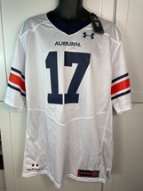 Auburn Tigers Under Armour Adult JERSEY-WHITE- 2XL New W TAGS-RETAIL $100 - £47.94 GBP