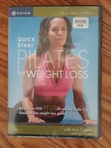 PILATES DVD and Cd Quick Start Weight Loss - MINT NEW SEALED  DVD + CD!! - $8.41