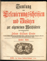 1761 German World History Vol V Christian Church Roman Empire Asia Orient China - £340.22 GBP