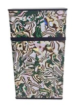 Fujima Mother Of Pearl Wrapped Design Style Push Open 100s Size Case - $8.90