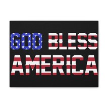 God Bless America American Flag Canvas Wall Art for Home Decor Ready-to-... - £67.27 GBP+