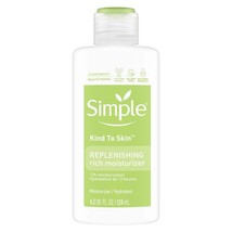 Simple Kind to Skin Face Moisturizer For Sensitive Skin Replenishing Rich 12-Hou - £12.78 GBP