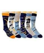 NEW IN BOX  Yellowstone 6-Pack Unisex Casual Crew Sock M 7-12 W 8-13 - €15,28 EUR