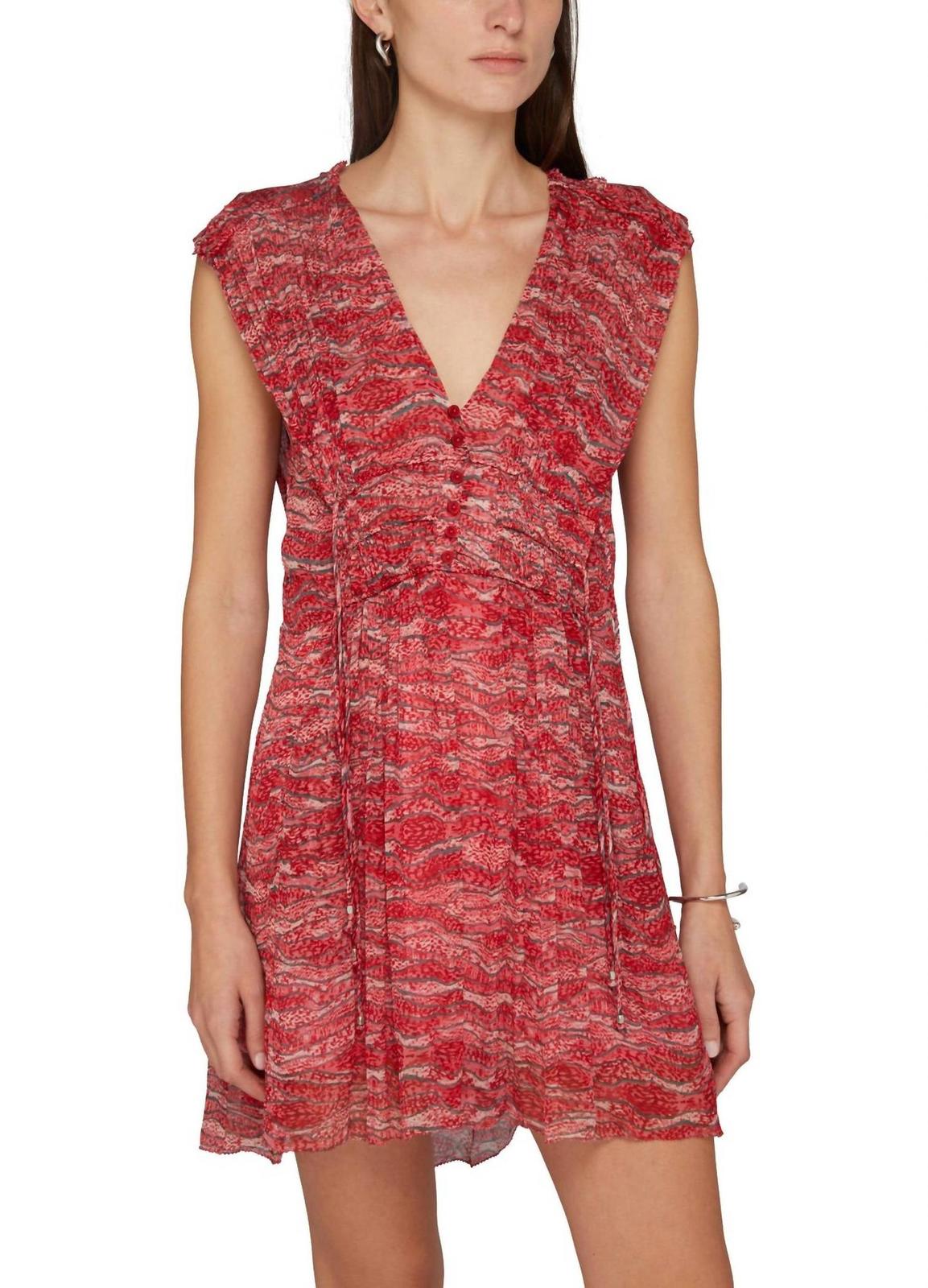 Isabel Marant Anawa Dress Red - $423.00