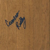 Cameron Ridley Signed 6x6 Floorboard Texas - £19.75 GBP