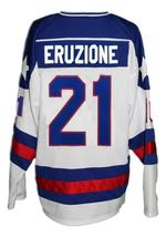 Any Name Number USA Miracle On Ice Hockey Jersey Eruzione White Any Size image 2