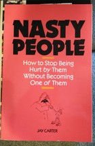 Book NASTY PEOPLE by Jay Carter paperback/self-help - £15.75 GBP