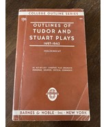 1947 Outlines Of Tudor And Stuart Plays College Outline Series Holzknecht - $25.45 CAD