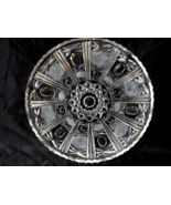 Bohemian Hand Cut Glass Crystal Cake Stand 11” Vintage - MAKER CURRENTLY... - $24.57 CAD