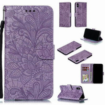 k76) Leather wallet FLIP MAGNETIC BACK cover Case For Apple iPhone model - £39.51 GBP