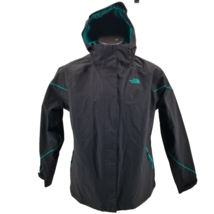 The North Face Jacket Black Hooded Rain Outdoor Windbreaker Anorak Zip Sz XL - £35.61 GBP