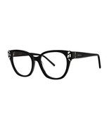 Vera Wang Sadiqua Eyeglasses Eye Glasses Black Authentic New 52mm Women - $212.22
