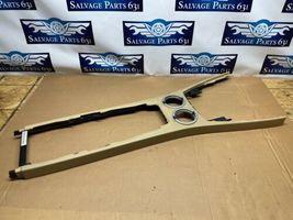 02-08 BMW 745I 745LI 750I FRONT CENTER CUP HOLDER CHROME BEZEL TRIM Q5901 image 9