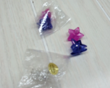 American Girl pink purple star clear butterfly hair clips some new lot 6... - $9.89