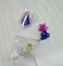 American Girl pink purple star clear butterfly hair clips some new lot 6 pieces - £7.77 GBP