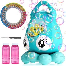 Bubble Machine, Cute Octopus Automatic Bubble Blower, 10000+ Bubbles Per... - $14.50
