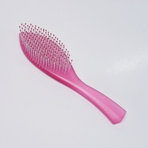 Vintage Estee Lauder HOT PINK Nylon Ball Tipped Hair Brush 7.5” Purse Size - $17.95