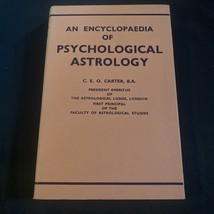 An Encyclopaedia Of Psychological Astrology By Charles E O Carter - Hardcover - £25.66 GBP