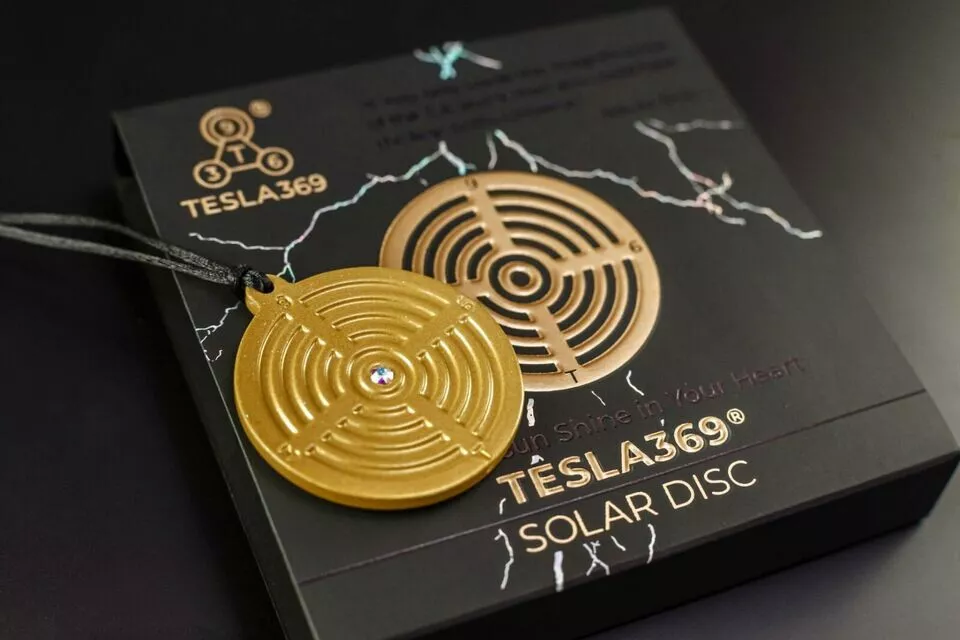 Nikola Tesla 369® Solar Disc Scientifically Recognized Energy Pendant Or... - $2,227.70 MXN