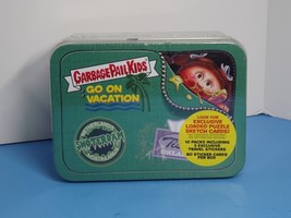 Garbage Pail Kids Tin Go On Vacation Cards Snoterdam 10 Packs Topps 2021... - $49.49
