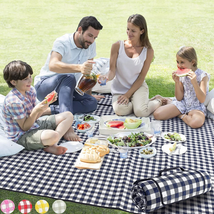 Picnic Blankets Machine Washable 80&#39;&#39;X80&#39;&#39; XL Waterproof Sand proof  Outdoor Mat - £45.16 GBP