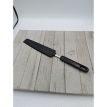 Icing Spatula Spreader Serrated Knife 12 1/2&quot; Nylon Plastic Black - £8.00 GBP