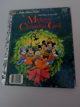 Disney Little Golden Book Mickeys Christmas Carol Childrens Bedtime Story Kids - £8.00 GBP