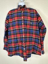 Cinch Shirt Colorful Tartan Plaid Button Up Men Size L Long Sleeve Pocket - £13.84 GBP