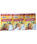 Oven Bags Turkey Size Up To 24 Lbs  - 3 Packs of 3 Count= 9 Bags 21x21&quot; ... - $6.79 CAD