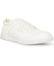 Steve Madden Mens Dycen Lace-Up Sneakers Color White Size 10.5M - £57.98 GBP