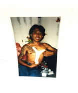 Vtg Color Photo Guy Affection Young Skinny Shirtless Man Gay Int 80&#39;s Fu... - $113.50 CAD