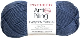 Premier Yarns Anti-Pilling Everyday Worsted Solid Yarn-Blueberry - £10.53 GBP